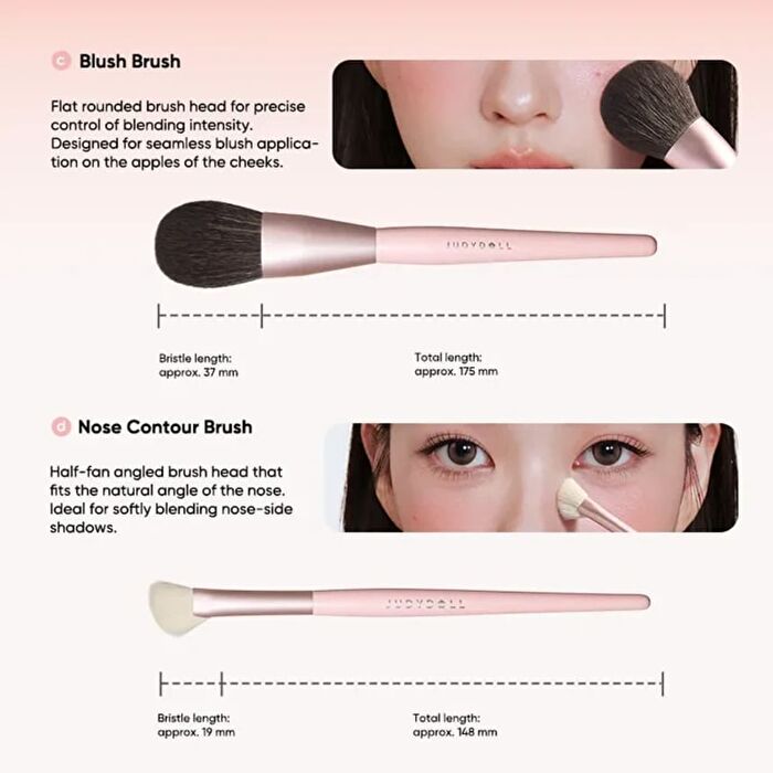 Professional 6-Piece Brush Set - #Brush Set - 6pcs