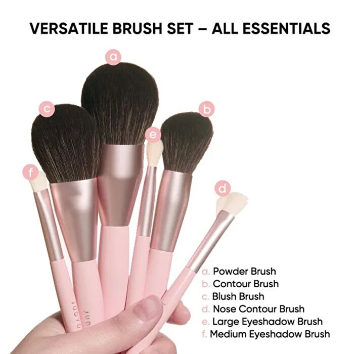 Professional 6-Piece Brush Set - #Brush Set - 6pcs
