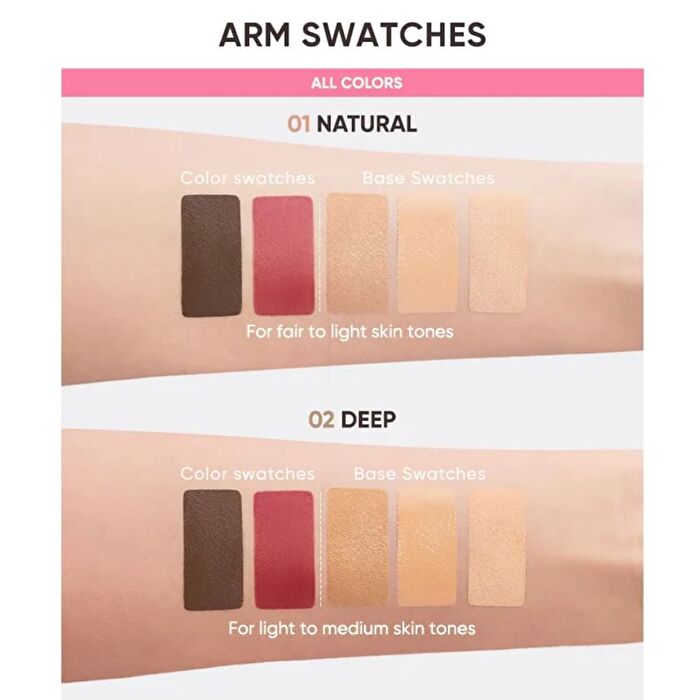 Portable Facial Palette - 2 Types - #01 Natural