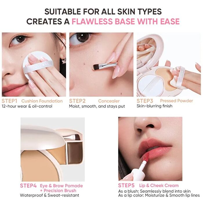 Portable Facial Palette - 2 Types - #02 Deep