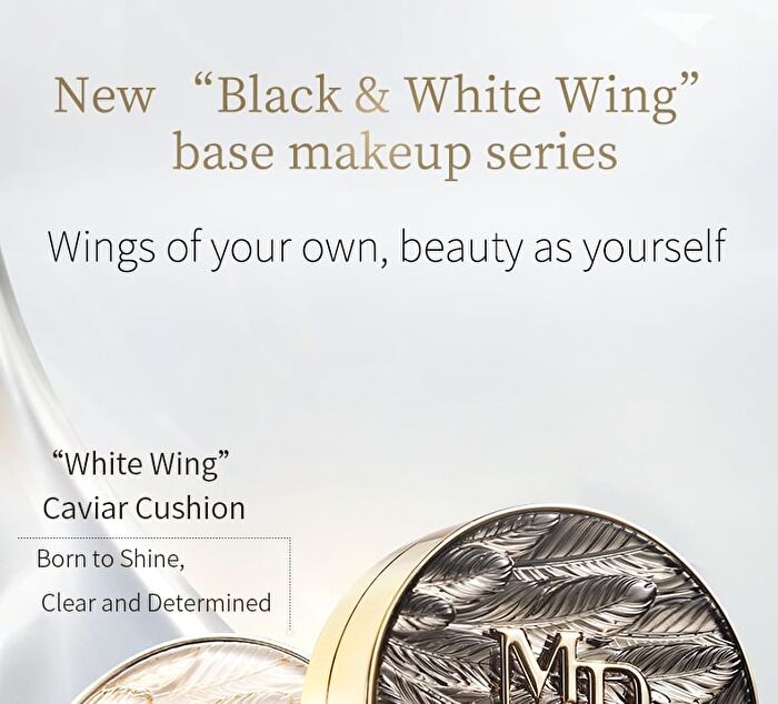 Maogeping Astral Glory Long-Lasting Cushion Foundation (Black Wing Edition) - 2 Shades - #701 - 14g