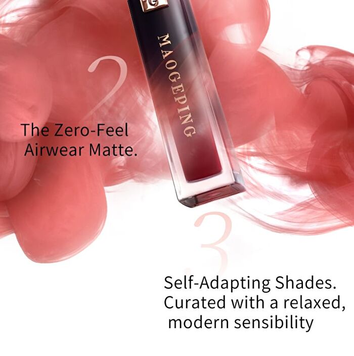 Maogeping Feathery Air Matte Lip Glaze - 7 Colors - #803 - 6.5ml