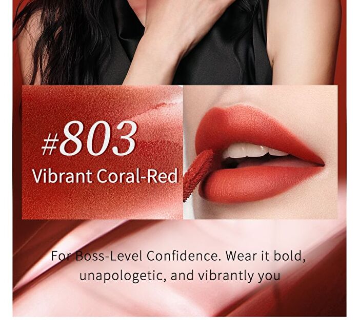 Maogeping Feathery Air Matte Lip Glaze - 7 Colors - #805 - 6.5ml