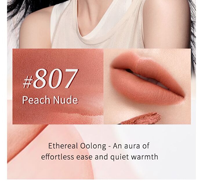 Maogeping Feathery Air Matte Lip Glaze - 7 Colors - #806 - 6.5ml