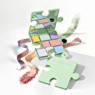 Original Artist 7-Color Puzzle Eyeshadow - 4 Types - 01# Pink Brown - 1.5g