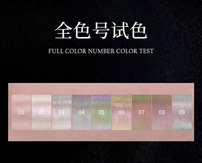 Original Artist Monochrome Puzzle Sparkles Highlighter - 9 Colors - 05# Jade Purple - 1.5g