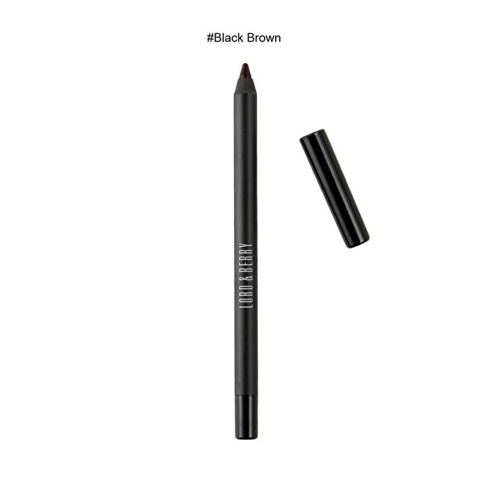 Smudgeproof & Waterproof Eye Pencil - 2 Colors - #Black - 1.2g