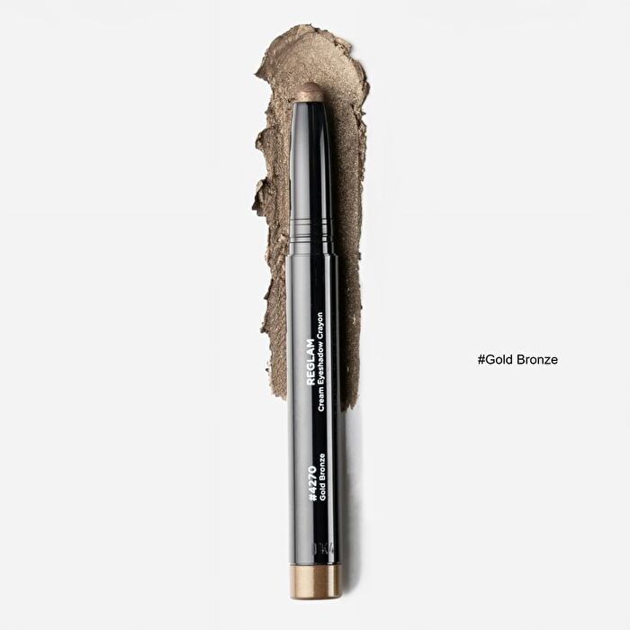 Reglam Cream Eyeshadow Crayon - 6 Colors - #Gold Green - 1.4g