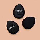Set Of 3: Concealer Sponge - #Black - 1g x 3pcs - 3g