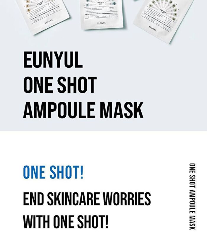 Hyaluronic Acid One Shot Ampoule Mask Sheet - 5 Types - #Vitamin