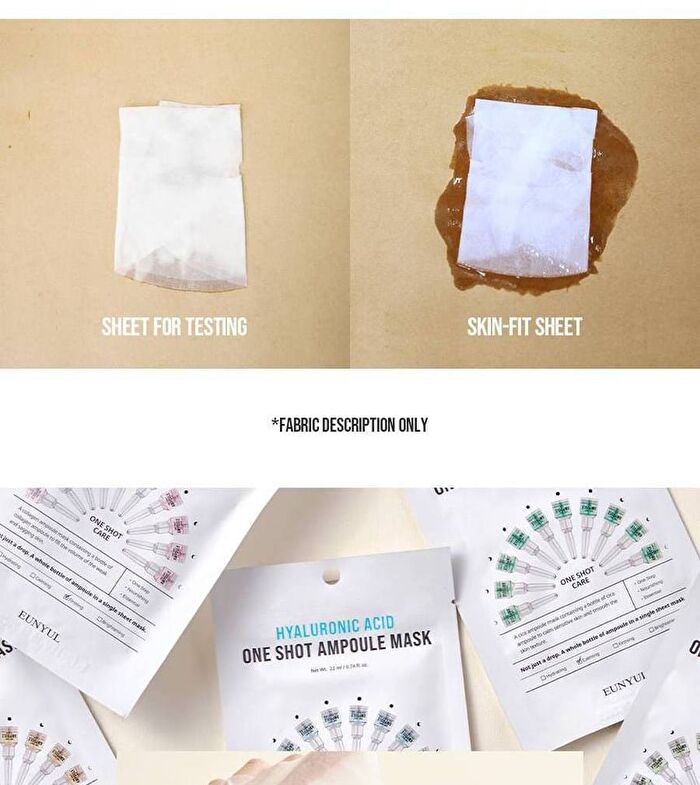 Hyaluronic Acid One Shot Ampoule Mask Sheet - 5 Types - #Collagen