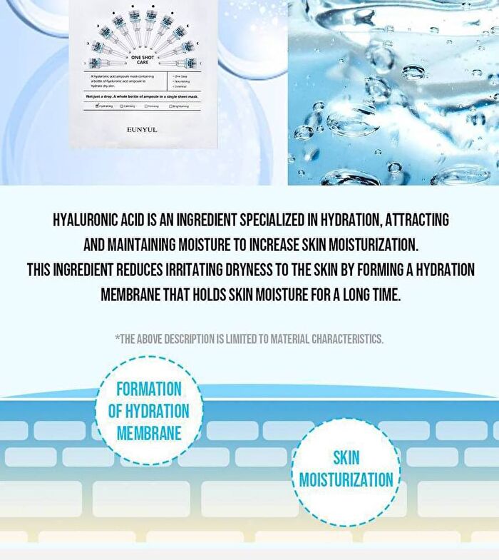 Hyaluronic Acid One Shot Ampoule Mask Sheet - 5 Types - #Collagen
