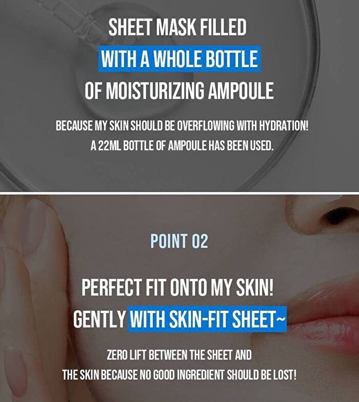 Hyaluronic Acid One Shot Ampoule Mask Sheet - 5 Types - #Collagen