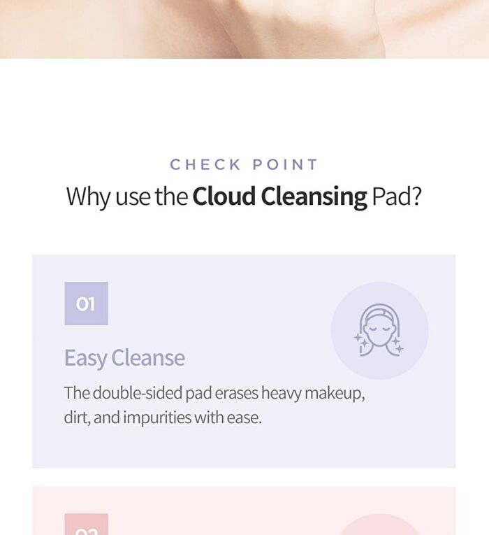 Cloud Cleansing Pad Jumbo - 70 pads