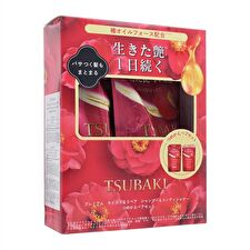 Shiseido Tsubaki Premium Moist & Repair Shampoo & Conditioner Refill Set - 300ml x 2
