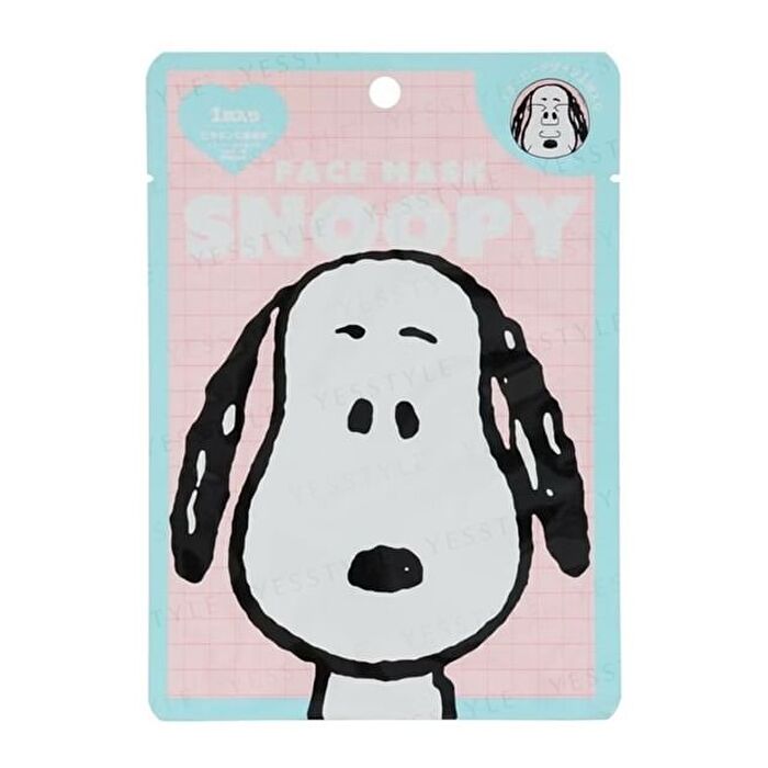 Shobido Snoopy Face Sheet Mask 2 Pink - 1 pc