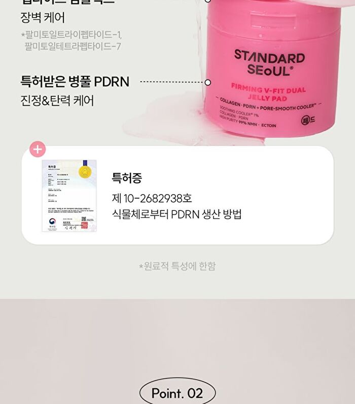 Standard Seoul Firming V-Fit Dual Jelly Pad - 60 Pads