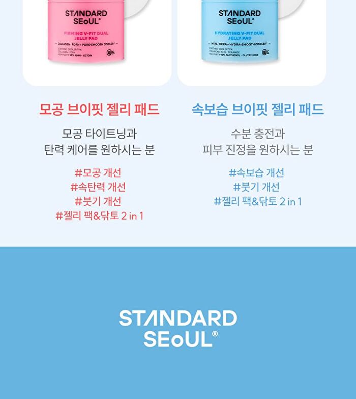 Standard Seoul Firming V-Fit Dual Jelly Pad - 60 Pads