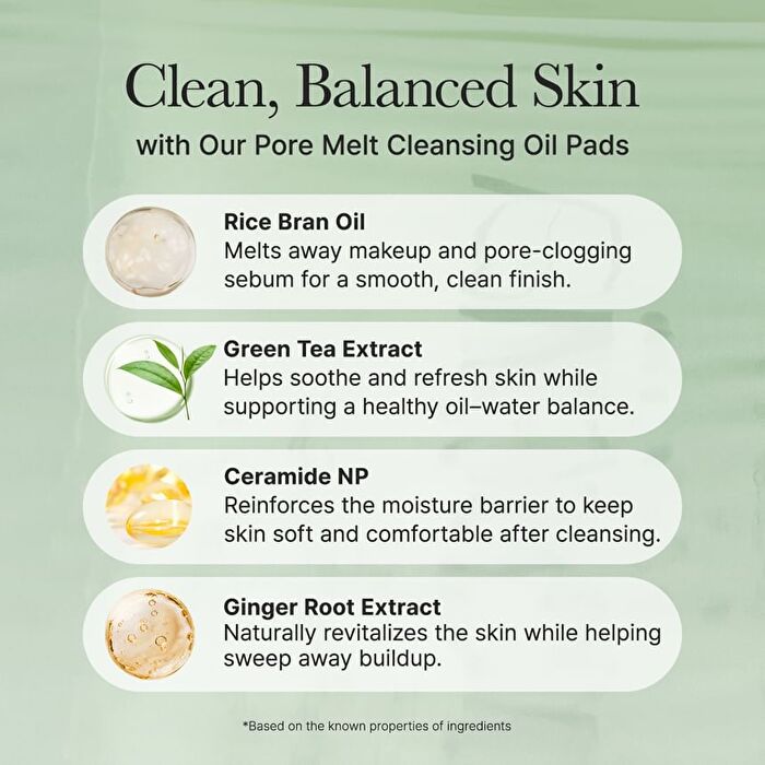 Pore Melt Cleansing Oil Pad - 50 pads