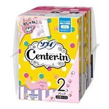 Unicharm Center-In Feminine Pads Without Wings 21cm - 24 pcs x 2