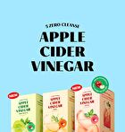 5 Zero Cleanse Apple Cider Vinegar - 3 Types - 2026 Version - Peach Flavor