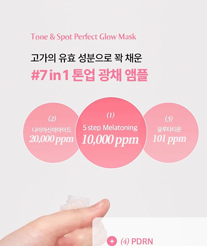 Re:dence Tone & Spot Perfect Glow Mask Set - 25ml x 10 sheets