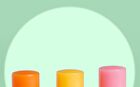 Mixed Fruit Lip Balm Trio - 2 Types - Tropical Set - 4g