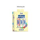 Mixed Fruit Lip Balm Trio - 2 Types - Tropical Set - 4g