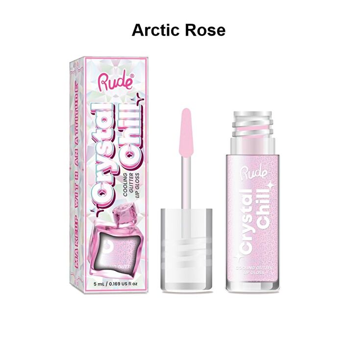 Crystal Chill Cooling Glitter Lip Gloss - 4 Colors - Sunbeam Sparkle - 5ml