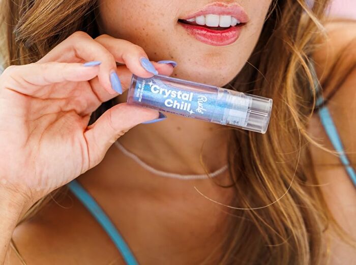 Crystal Chill Cooling Glitter Lip Gloss - 4 Colors - Sunbeam Sparkle - 5ml