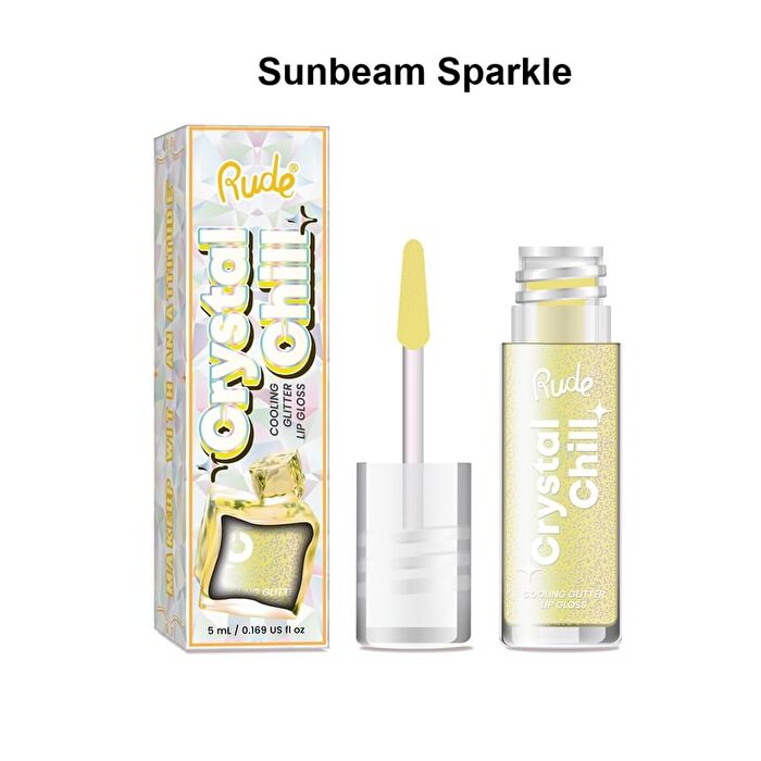 Crystal Chill Cooling Glitter Lip Gloss - 4 Colors - Ice Queen - 5ml