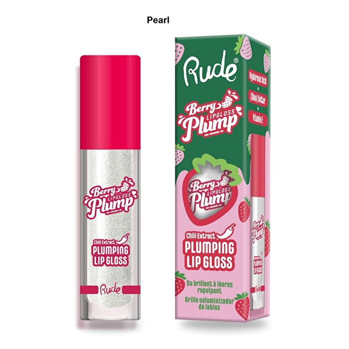 Berry Plump Plumping Lip Gloss - 8 Colors - Crystal Clear - 4g