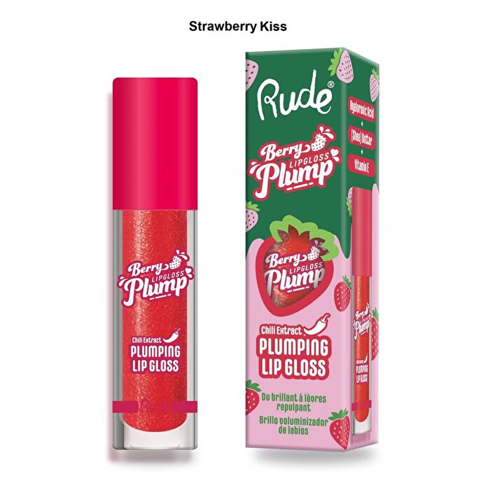 Berry Plump Plumping Lip Gloss - 8 Colors - Bare - 4g