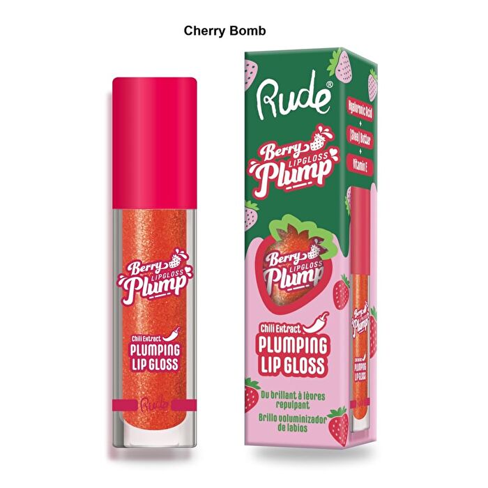 Berry Plump Plumping Lip Gloss - 8 Colors - Strawberry Kiss - 4g