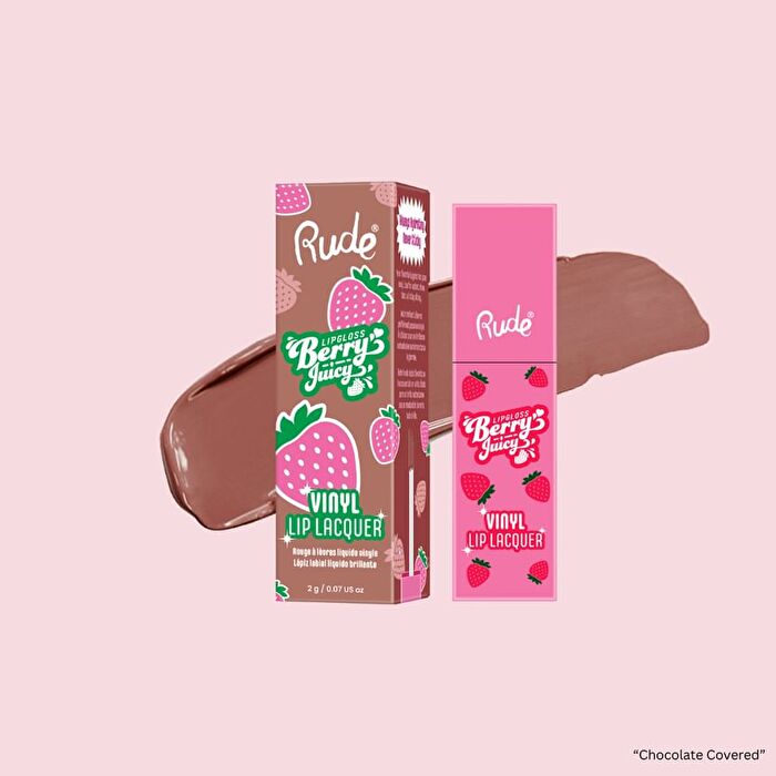 Berry Juicy Vinyl Lip Lacquer - 9 Colors - Chocolate Covered - 2g