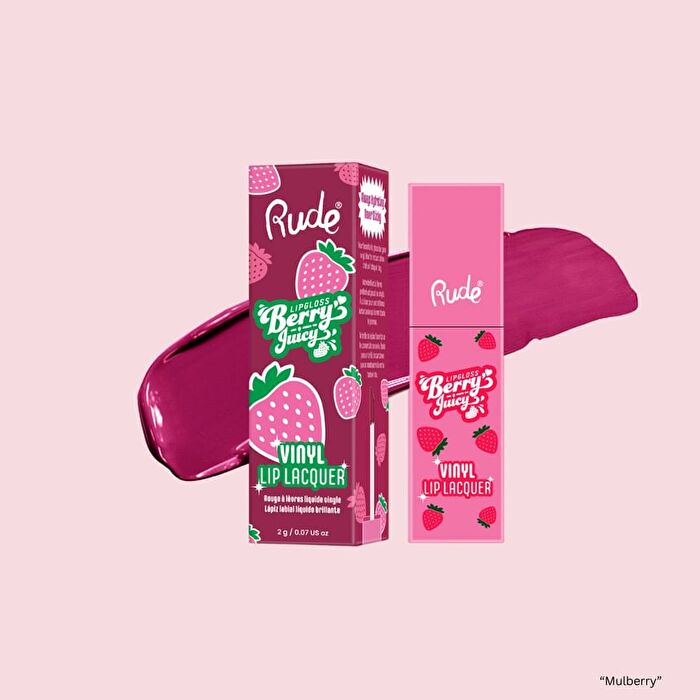 Berry Juicy Vinyl Lip Lacquer - 9 Colors - Cocoa Berry - 2g
