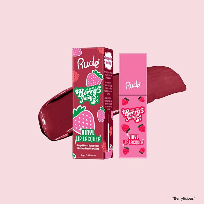 Berry Juicy Vinyl Lip Lacquer - 9 Colors - Cocoa Berry - 2g