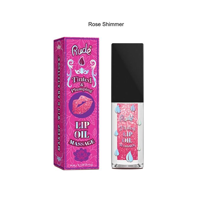 Lip Oil Massage Tinted & Plumping Lip Oil - 5 Colors - Peace - 4ml
