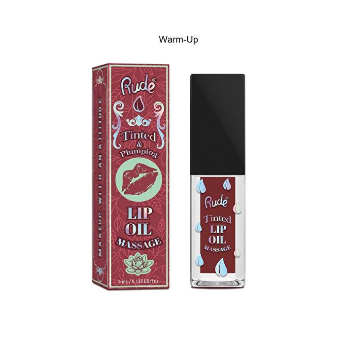 Lip Oil Massage Tinted & Plumping Lip Oil - 5 Colors - Peace - 4ml