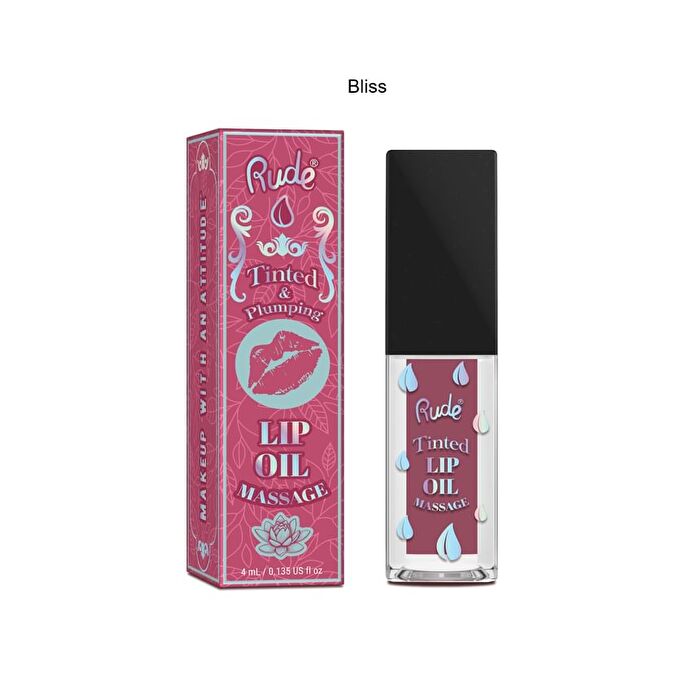 Lip Oil Massage Tinted & Plumping Lip Oil - 5 Colors - Peace - 4ml