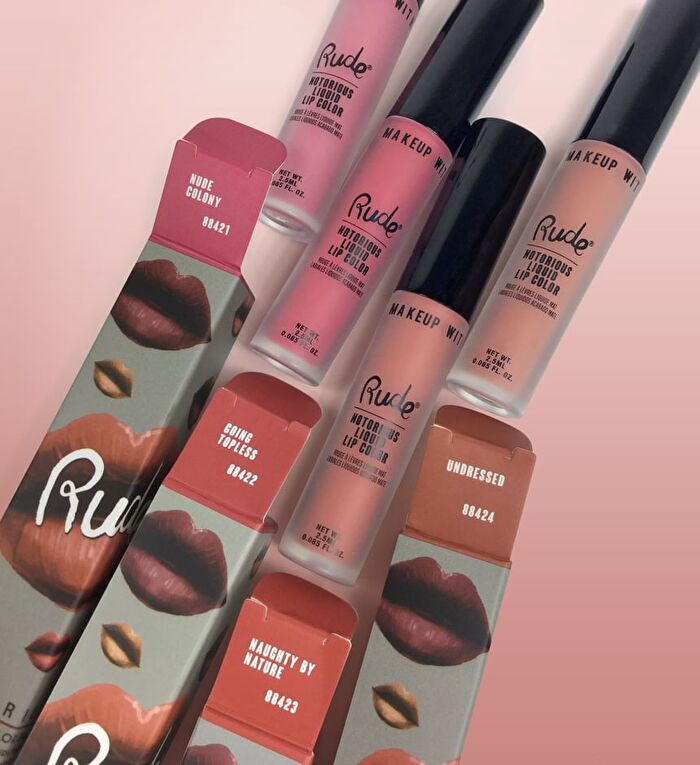 Notorious Rich Long Lasting Liquid Lip Color - 5 Colors - Bad to the Bones - 2.5ml