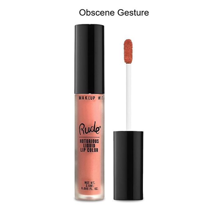 Notorious Rich Long Lasting Liquid Lip Color - 5 Colors - Bad to the Bones - 2.5ml