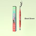 Ultimate Brow Artist Slanted Pen & Brush - 4 Colors - Neutral Brown - 0.5ml