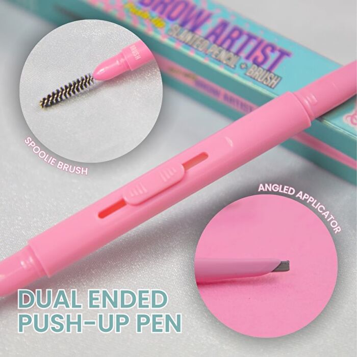 Ultimate Brow Artist Push-Up Slanted Pencil & Brush - 4 Colors - Hazel - 0.14g
