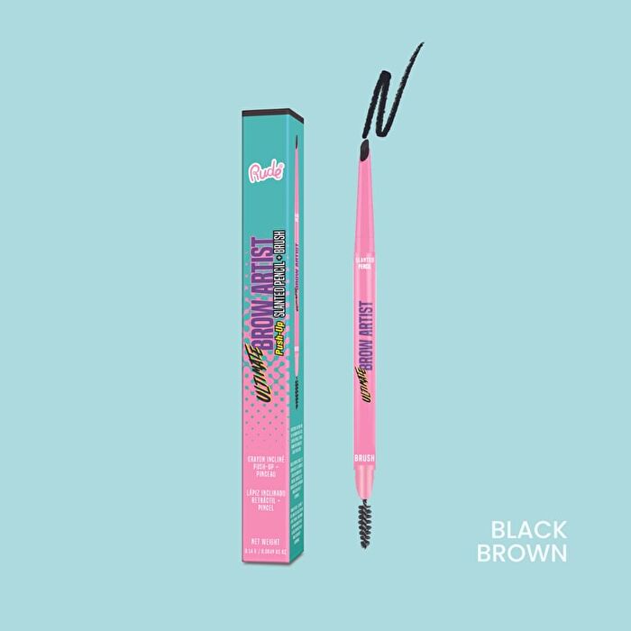 Ultimate Brow Artist Push-Up Slanted Pencil & Brush - 4 Colors - Hazel - 0.14g