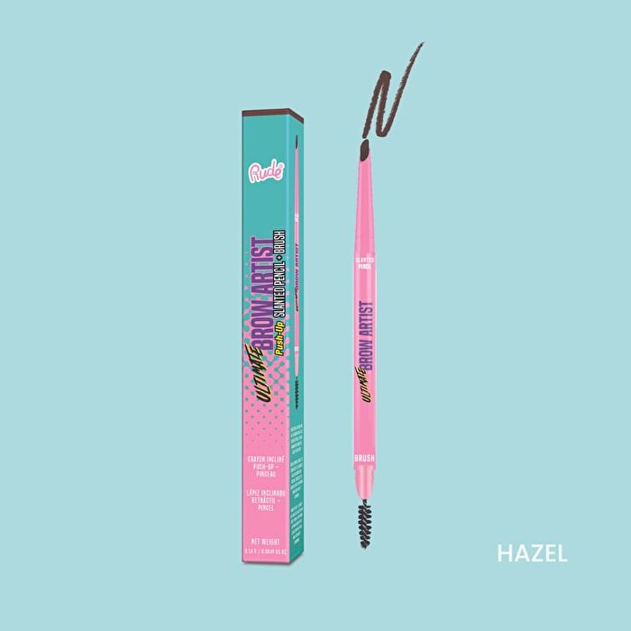 Ultimate Brow Artist Push-Up Slanted Pencil & Brush - 4 Colors - Hazel - 0.14g