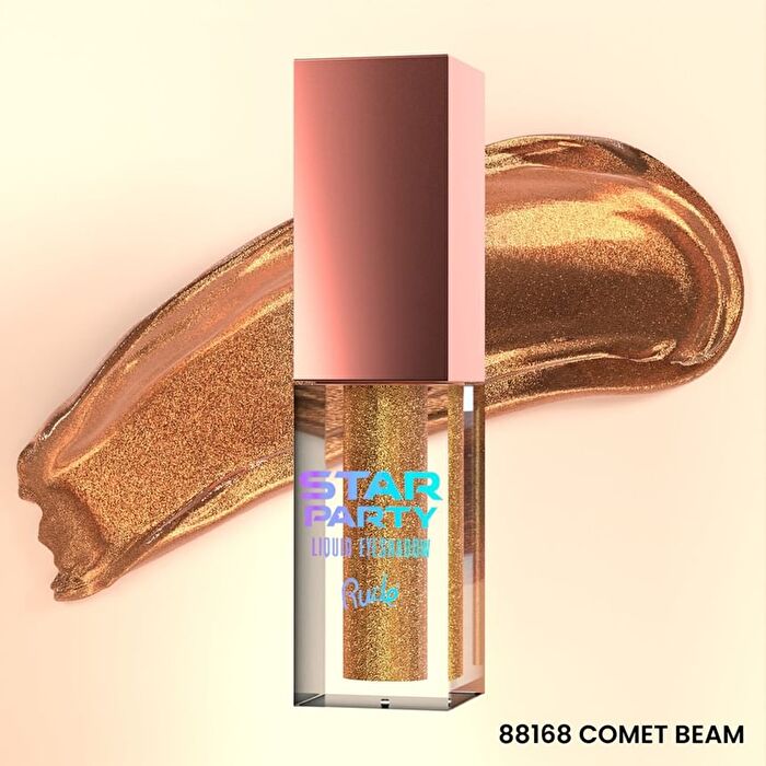 Star Party Liquid Glitter Eyeshadow - 12 Colors - Nebula Gleam - 3.5g