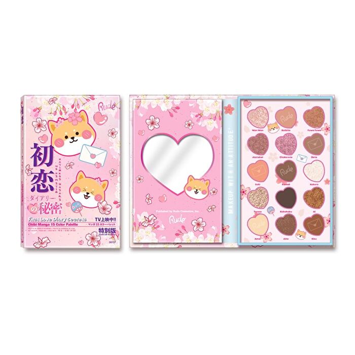 Chibi Manga Collection 15 Color Palette - First Love Diary Secrets - First Love Diary Secrets - 15g