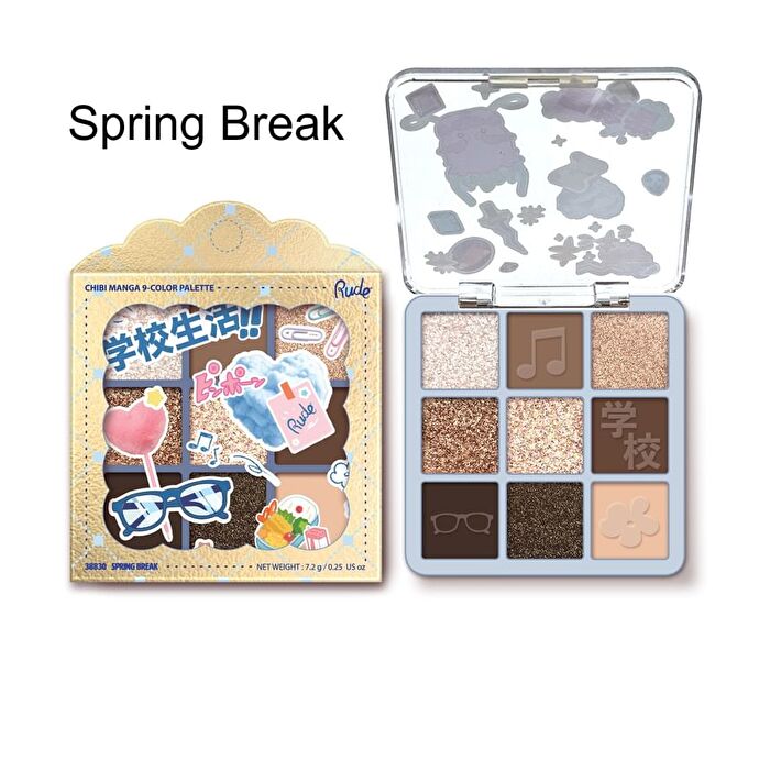 Chibi Manga Collection 9 Color Palette  - 4 Types - Spring Break - 7.2g