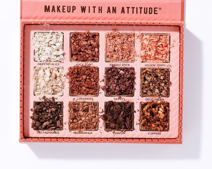 The Roaring 20\'s 12 Color Eyeshadow Palette - Soubrette - Soubrette - 14g